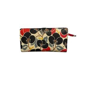 Kate Spade New York Multicolor Leather Floral Credit Card Bifold Wallet